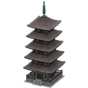 Animal Crossing Pagoda|Dark wood Image