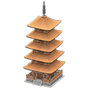 Pagoda Natural wood