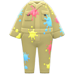 Animal Crossing Painter's Coverall|Beige Image