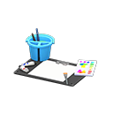 Animal Crossing Painting Set|Light blue / Blank Image