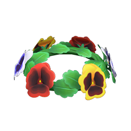 Animal Crossing Pansy Crown Image