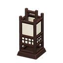 Paper Lantern Dark wood / Plain