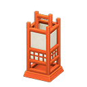 Paper Lantern Orange wood / Plain