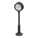 Animal Crossing Park Clock|Black Image
