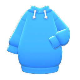 Animal Crossing Parka Dress|Blue Image