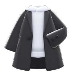 Animal Crossing Parka Undercoat|Black Image