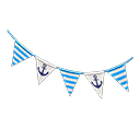 Party Garland Boating stripes
