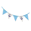 Animal Crossing Party Garland|Boating stripes Image