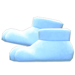 Paw Slippers Blue