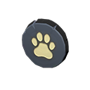 Paw-print Doorplate Dark gray