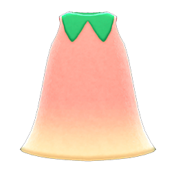 Animal Crossing Peach Dress Image
