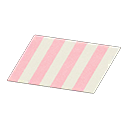 Animal Crossing Peach Stripes Rug Image