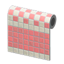Animal Crossing Peach Two-toned Tile Wall Image