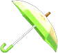 Animal Crossing Pear Umbrella Image