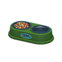 Pet Food Bowl Green