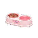 Pet Food Bowl Pink