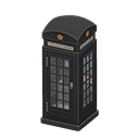 Animal Crossing Phone Box|Black Image