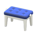 Piano Bench Blue