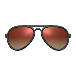 Animal Crossing Pilot Shades|Black Image