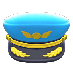 Pilot's Hat Light blue