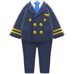 Animal Crossing Pilot's Uniform|Black Image