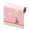 Animal Crossing Pink Playroom Wall Image