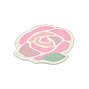 Animal Crossing Pink Rose Rug Image