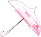 Animal Crossing Pink Shiny-bows Parasol Image