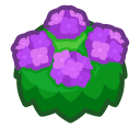 Animal Crossing Pink-hydrangea Bush Image