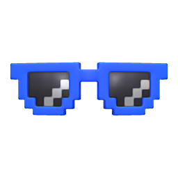 Pixel Shades Blue