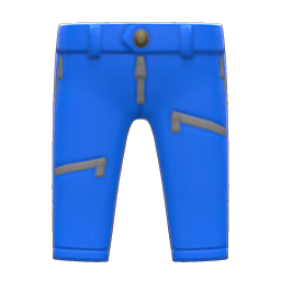 Pleather Pants Blue