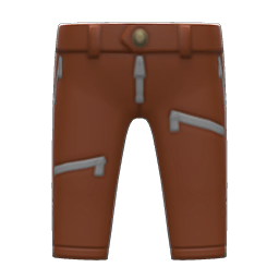 Pleather Pants Brown