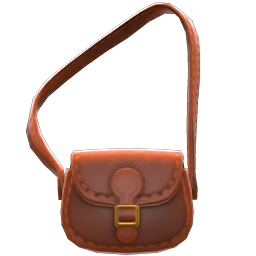 Animal Crossing Pleather Shoulder Bag|Brown Image