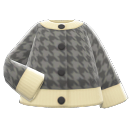 Animal Crossing Plover Cardigan|Black Image