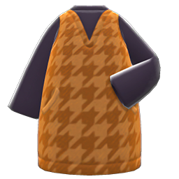 Animal Crossing Plover Dress|Brown Image