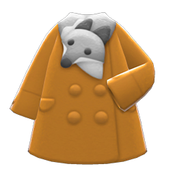Animal Crossing Plushie-muffler Coat|Gray Image