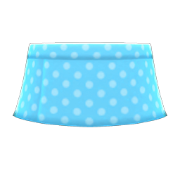 Polka-dot Mini Skirt Blue