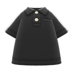 Animal Crossing Polo Shirt|Black Image