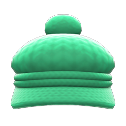 Pom Casquette Green