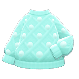 Animal Crossing Pom-pom Sweater|Blue Image