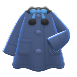 Animal Crossing Poncho Coat|Navy blue Image