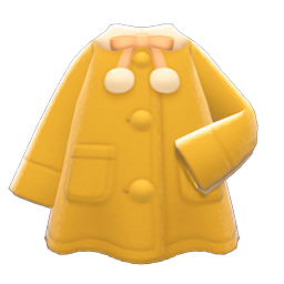 Poncho Coat Yellow