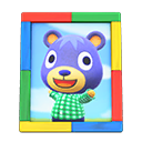 Animal Crossing Poncho's Photo|Colorful Image
