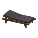 Poolside Bed Dark brown / Black