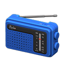 Portable Radio Blue