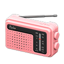 Portable Radio Pink