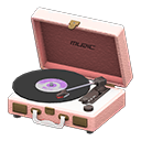 Portable Record Player Pink