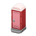 Portable Toilet Red