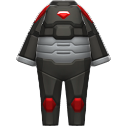Animal Crossing Power Suit|Black Image