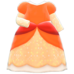 Princess Dress Orange